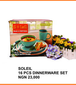 SOLEIL 16PCS DINNERWARE SET