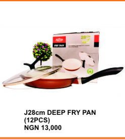J28cm DEEP FRY PAN(12PCS) Ceramic Coating