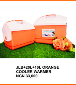 JLB+20L+10L ORANGE COOLER WARMER