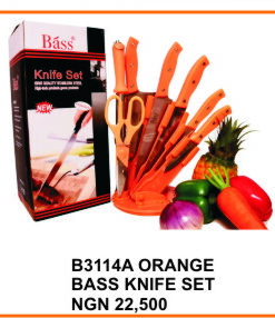 B4514A PURPLE BASS KNIFE SET